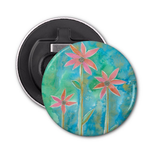 Dainty Daisies III Bottle Opener (Front)