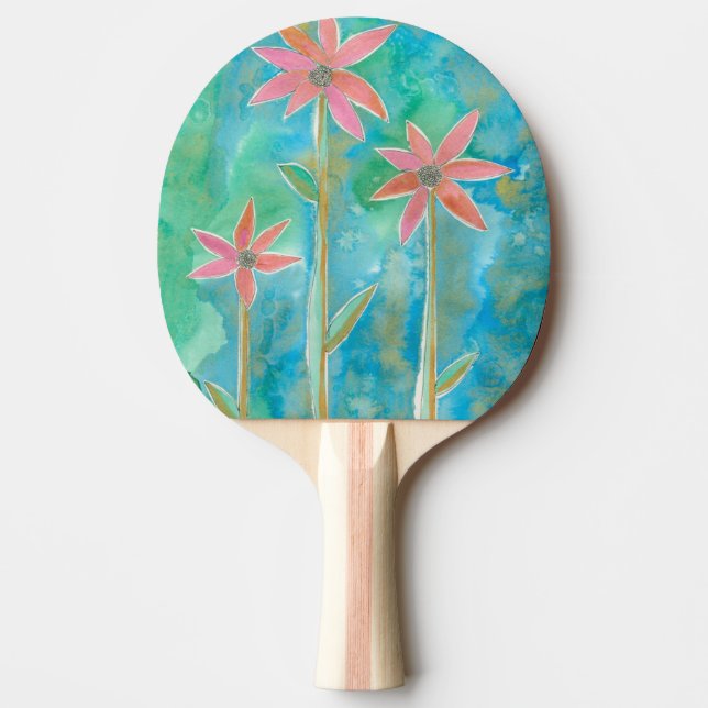 Dainty Daisies III Ping Pong Paddle (Front)