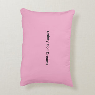 Dainty Doll Dreams-Soft Pink Accent Pillow