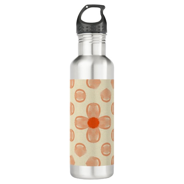 Dainty Dot Florals 710 Ml Water Bottle (Front)