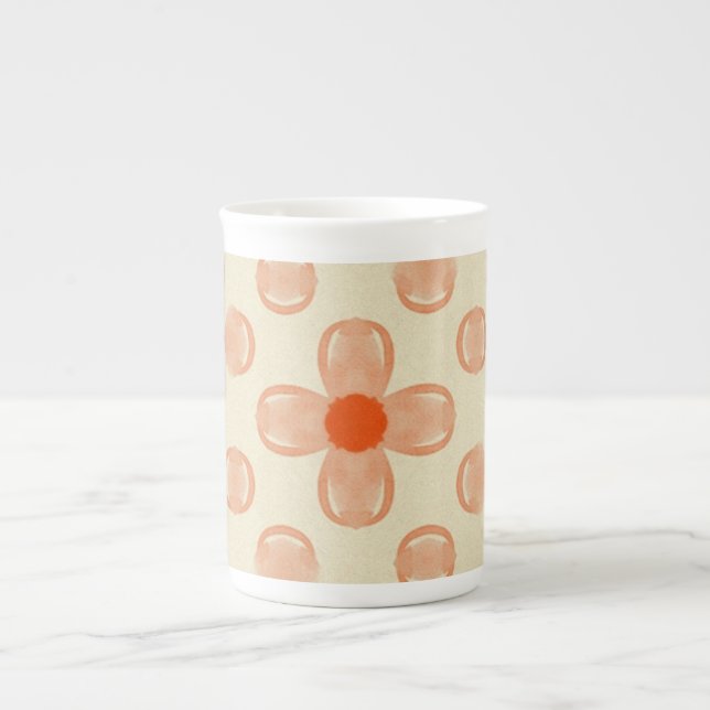 Dainty Dot Florals Bone China Mug (Front)