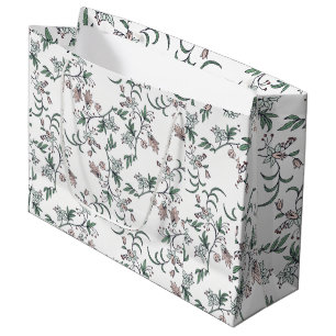 Dainty Floral Gift Tote Large Gift Bag