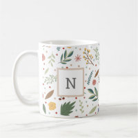 Dainty floral Monogram