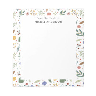 Dainty Floral Notepad