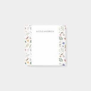 Dainty Floral Post-it Notes