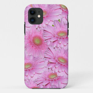 Dainty Pastel Pink Gerber Flowers, iPhone 11 Case