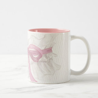 Dainty Pink Ribbon Coquette Coffee Mug