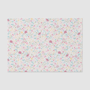Dainty Spring Floral Pattern Tissue Paper