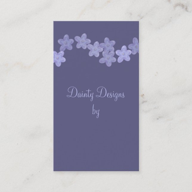 Dainty Watercolors Business Cards (Front)