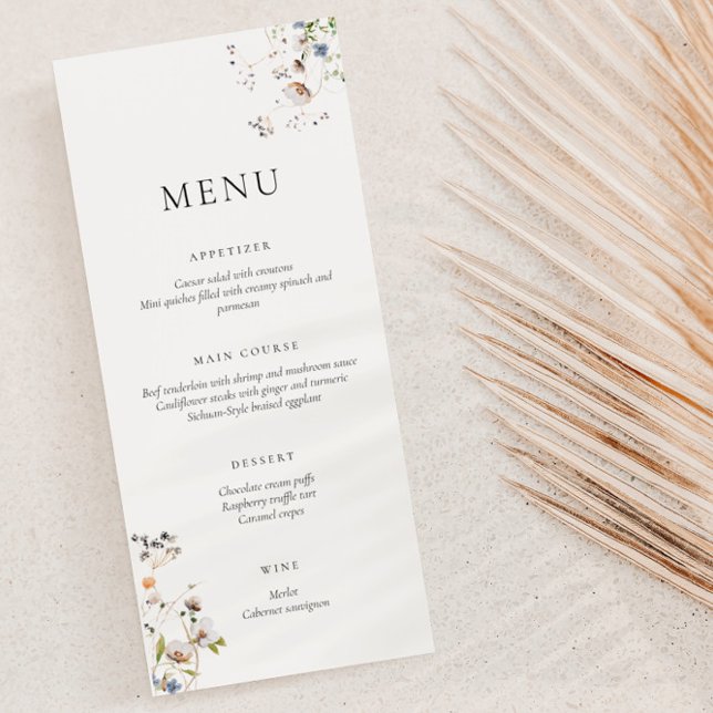 Dainty Wildflower Menu (Creator Uploaded)