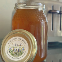 Dainty Wildflowers Honey Label Pure Local Raw