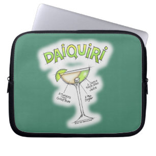 DAIQUIRI RECIPE COCKTAIL ART LAPTOP SLEEVE