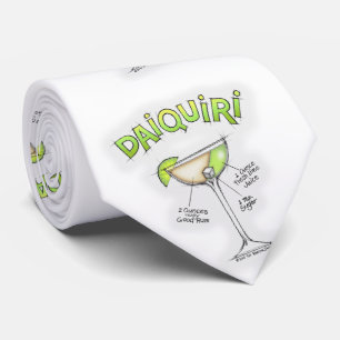 DAIQUIRI RECIPE COCKTAIL ART TIE