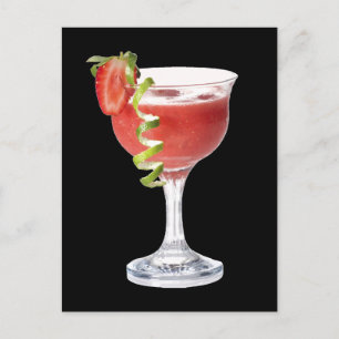 Daiquiri Strawberry Postcard
