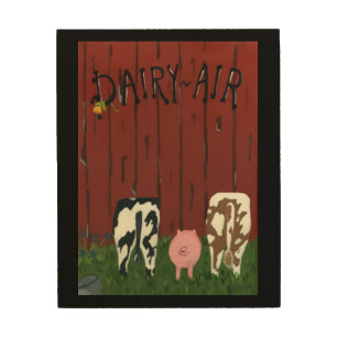 Dairy Air Wood Wall Art