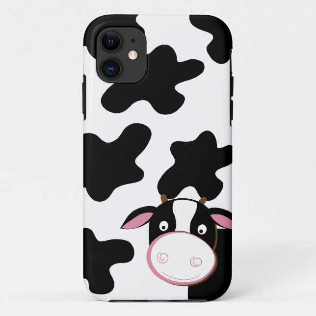 Dairy Cow Black & White iPhone 5 Case (Back)