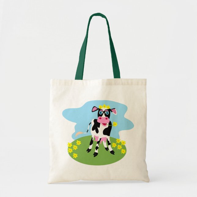 Dairy Cow Tote Bag (Front)