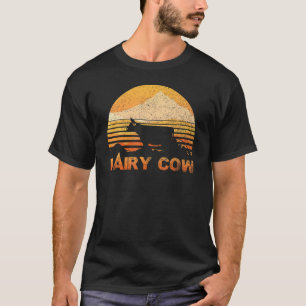 Dairy Cow Vintage Retro T-Shirt