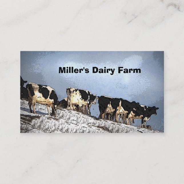 Dairy Farm Business Card (Front)