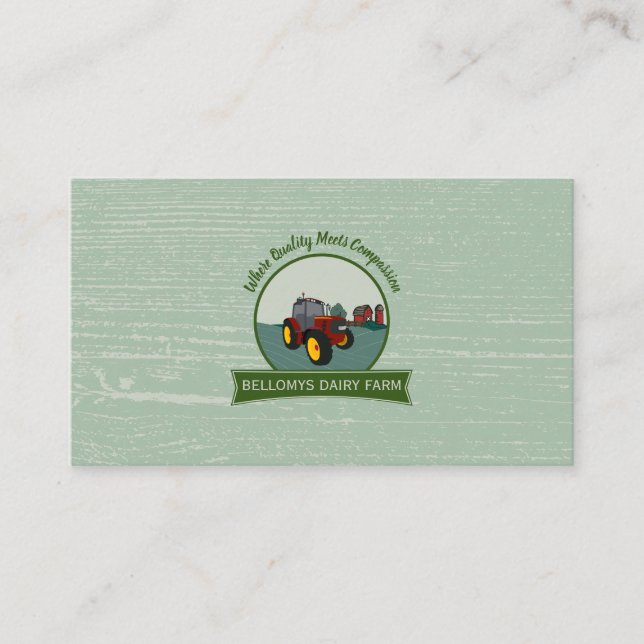 Dairy Farm Business Card (Front)