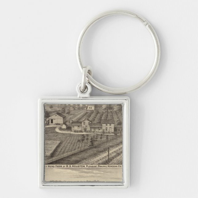 Dairy farms of RS Houston and WC White Key Ring (Front)