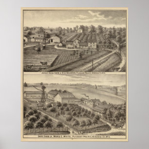 Dairy farms of RS Houston and WC White Poster
