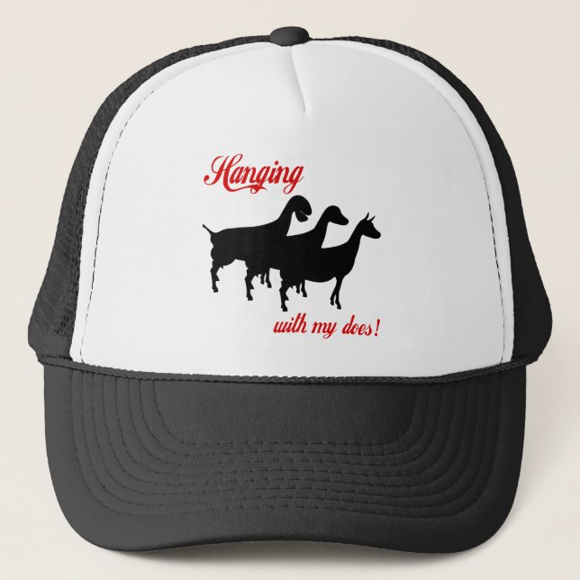 Dairy Goats Trucker Hat (Front)