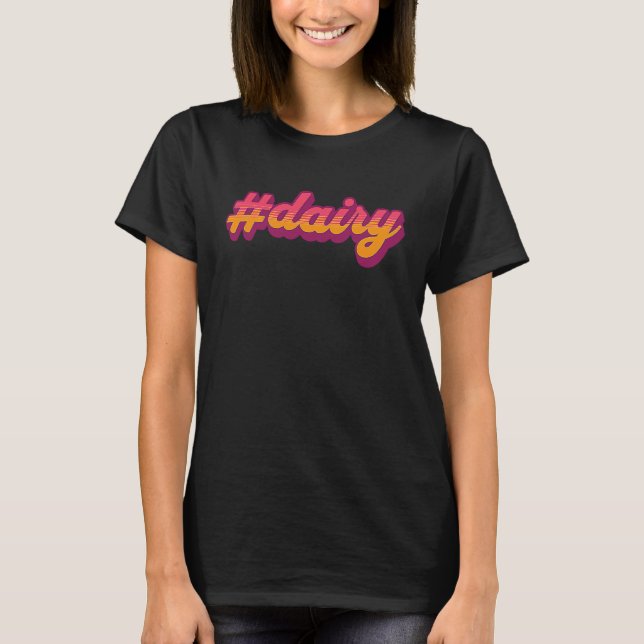 dairy   Ice Cream T-Shirt (Front)