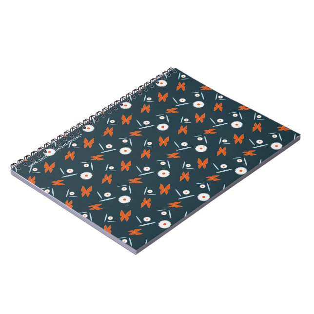 Daisies and Butterflies Notebook (Left Side)