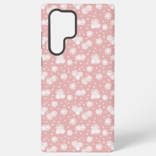 Daisies and Dots - Pink and White Samsung Galaxy Case