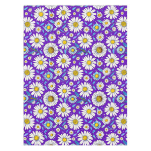Daisies and Leaves Tablecloth