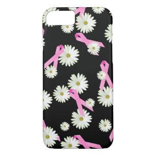 Daisies and Pink Ribbons iPhone 8/7 Case