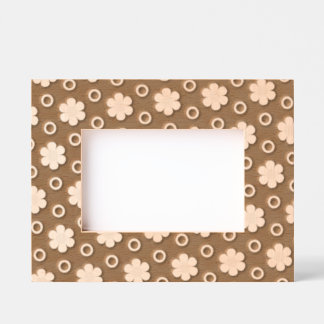 Daisies and Polka Dots Laser Etched Picture Frame