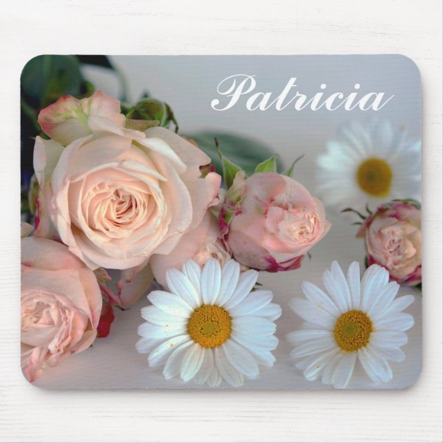 Daisies and Roses Mouse Mat (Front)