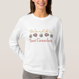 Daisies and Roses World Best Grandma T-Shirt