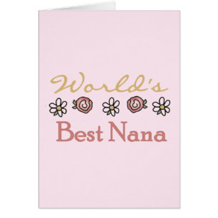 Daisies and Roses World's Best Nana Tshirts