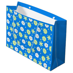 Daisies and Stars Large Gift Bag