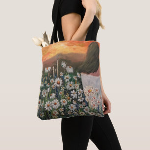 Daisies at Sunset Tote Bag