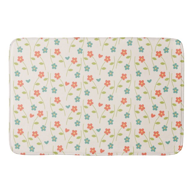 Daisies Bath Mat (Front)