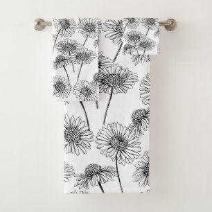 Daisies Bath Towel Set