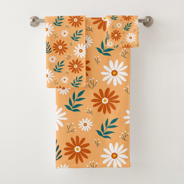 Daisies  Bath Towel Set (Insitu)