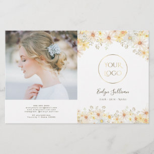 Daisies bifold brochure