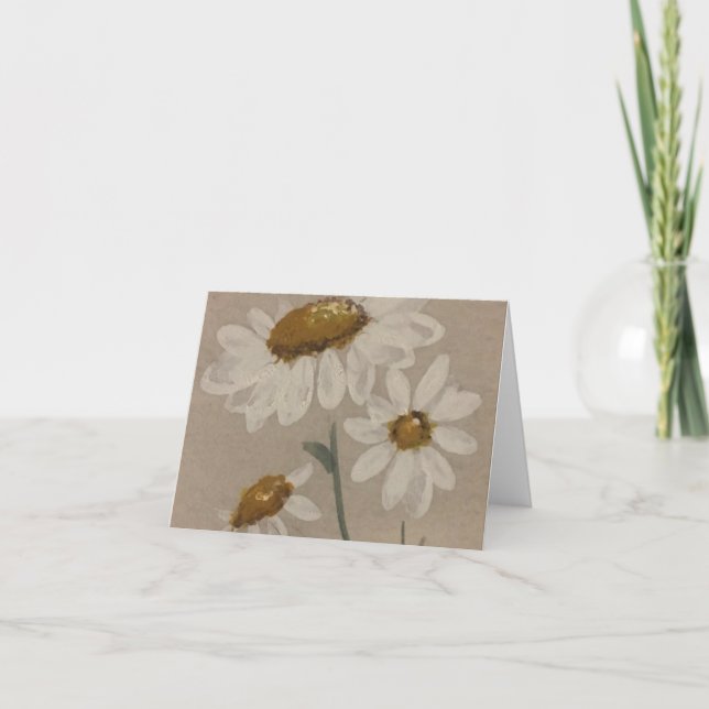 DAISIES - blank inside Card (Front)