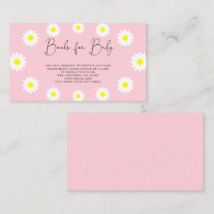 Daisies - books for baby ticket  enclosure card