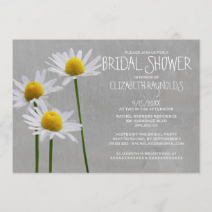 Daisies Bridal Shower Invitations