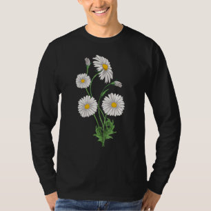 Daisies Chamomile & Marguerites Bouquet Retro Dais T-Shirt