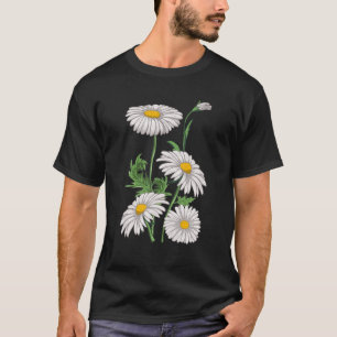 Daisies Chamomile Marguerites Bouquet Vintage Dais T-Shirt