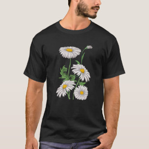 Daisies Chamomile Marguerites Bouquet Vintage Dais T-Shirt