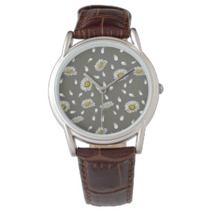 Daisies chic pattern watch