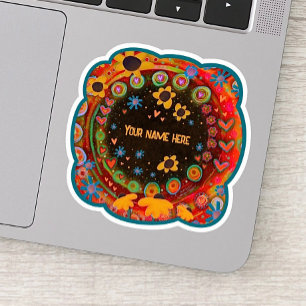 Daisies Colourful cut out Floral Inspirivity